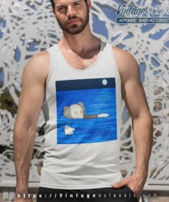 Kaws X Uniqlo Ut Art Book Cover Graphic Tank Top Racerback