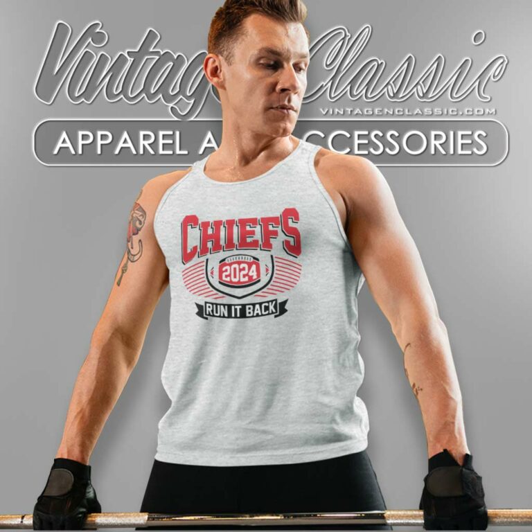 Kc Chiefs 2024 Run It Back Tank Top Racerback Kc Chiefs 2024 Run It Back Tank Top Racerback