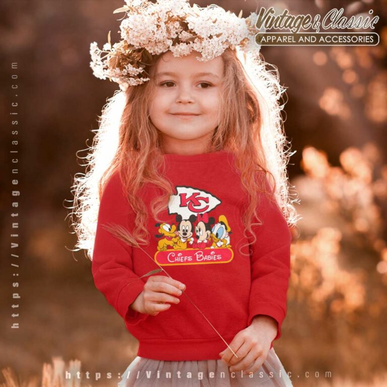 Kc Chiefs Disney Babies Nfl kids Sweatshirt Kc Chiefs Disney Babies Nfl kids Sweatshirt