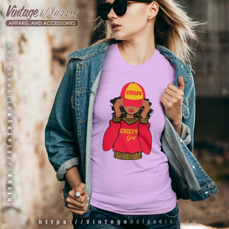 Kc Chiefs Girl Football Team V Neck TShirt Kc Chiefs Girl Football Team V Neck TShirt