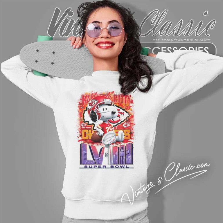 Kc Chiefs Snoopy Super Bowl 2024 Sweatshirt Kc Chiefs Snoopy Super Bowl 2024 Sweatshirt