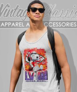 Kc Chiefs Snoopy Super Bowl 2024 Tank Top Racerback