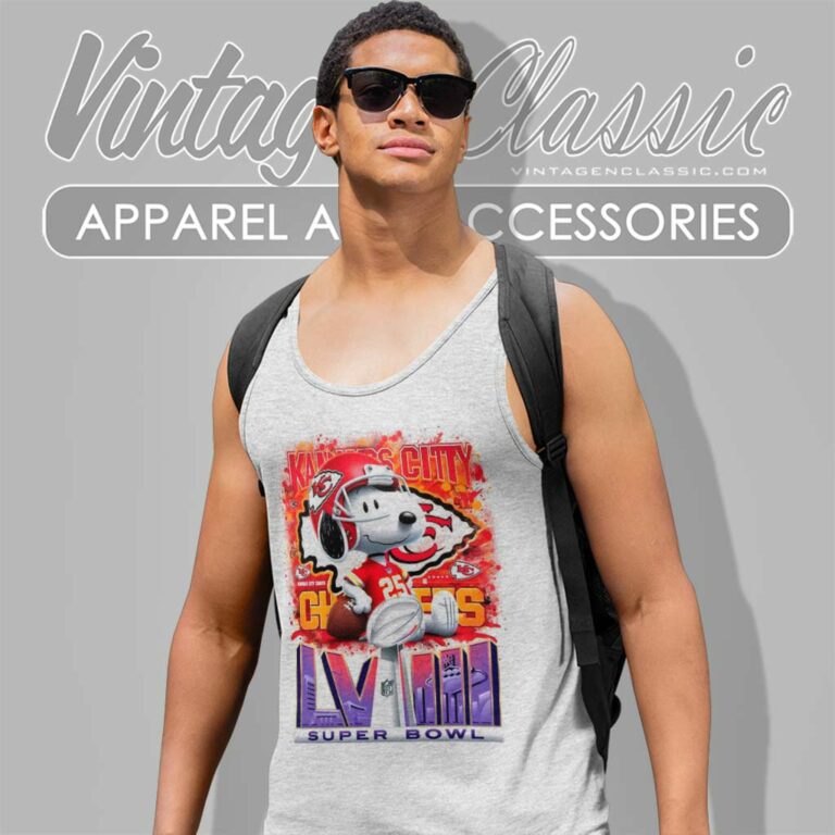 Kc Chiefs Snoopy Super Bowl 2024 Tank Top Racerback Kc Chiefs Snoopy Super Bowl 2024 Tank Top Racerback