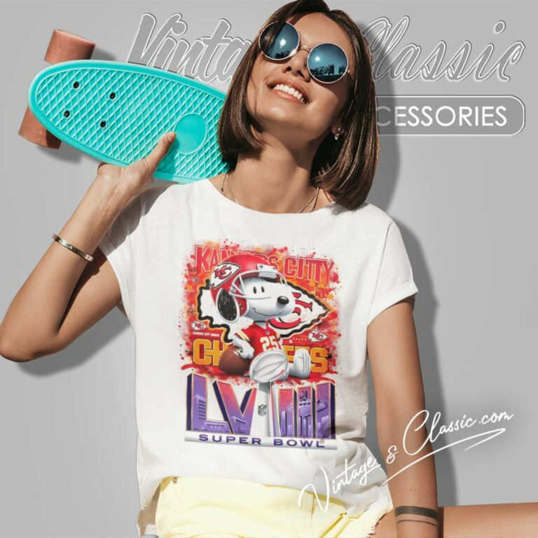 Kc Chiefs Snoopy Super Bowl 2024 Women TShirt Kc Chiefs Snoopy Super Bowl 2024 Women TShirt