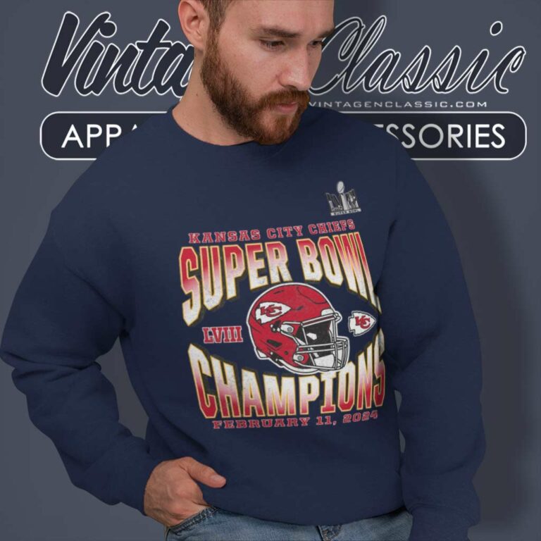 Kc Chiefs Super Bowl Lviii 2024 Champions Sweatshirt Kc Chiefs Super Bowl Lviii 2024 Champions Sweatshirt