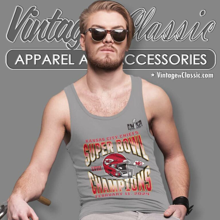 Kc Chiefs Super Bowl Lviii 2024 Champions Tank Top Racerback Kc Chiefs Super Bowl Lviii 2024 Champions Tank Top Racerback