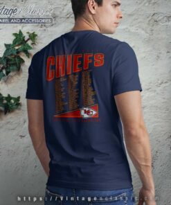 Kc Chiefs Super Bowl Lviii Champions Roster back tshirt