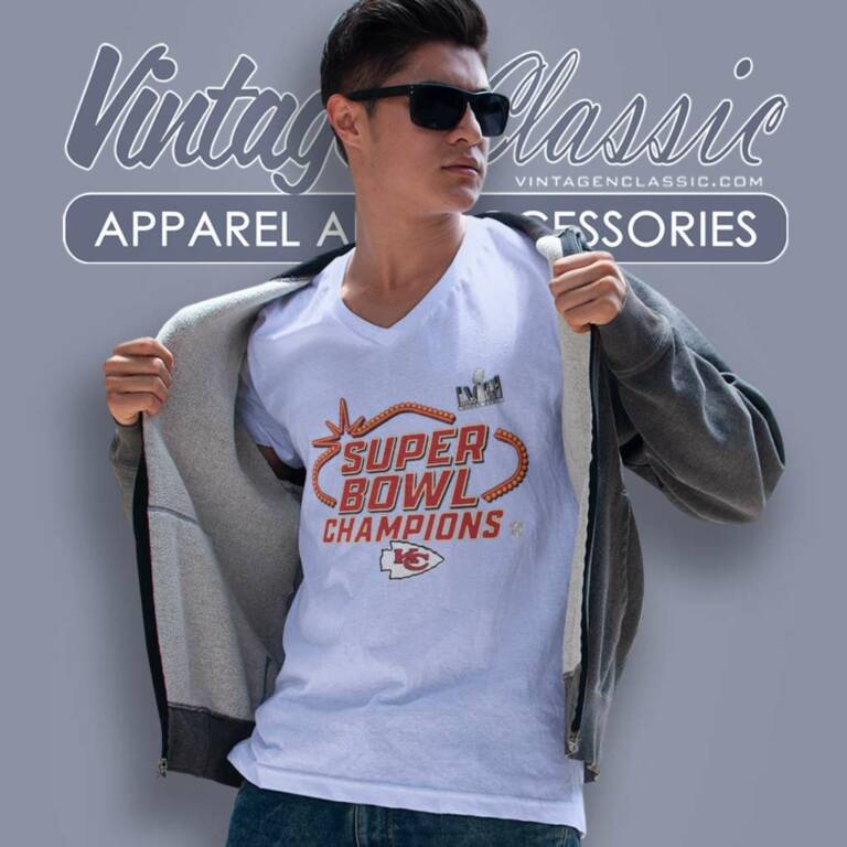 Kc Chiefs Super Bowl Lviii Champions V Neck TShirt Kc Chiefs Super Bowl Lviii Champions V Neck TShirt