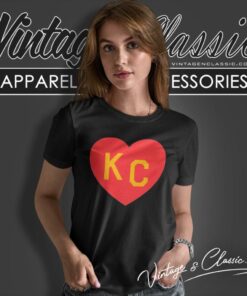 Kc Strong Heart Kansas City Chiefs Women T Shirt