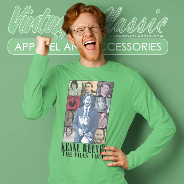 Keanu Reeves Eras Tour Long Sleeve Tee Keanu Reeves Eras Tour Long Sleeve Tee