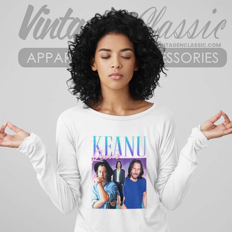 Keanu Reeves Homage Long Sleeve Tee Keanu Reeves Homage Long Sleeve Tee