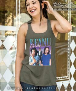 Keanu Reeves Homage Tank Top Racerback