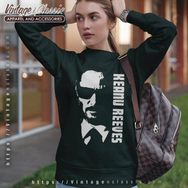 Keanu Reeves Shirt Cool Keanu Reeves Illustration Sweatshirt Keanu Reeves Shirt Cool Keanu Reeves Illustration Sweatshirt