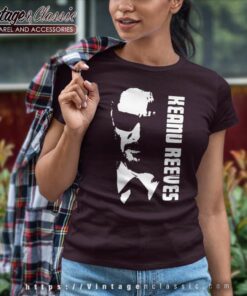 Keanu Reeves Shirt Cool Keanu Reeves Illustration Women TShirt