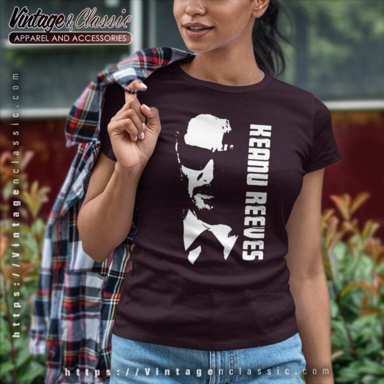 Keanu Reeves Shirt Cool Keanu Reeves Illustration Women TShirt Keanu Reeves Shirt Cool Keanu Reeves Illustration Women TShirt