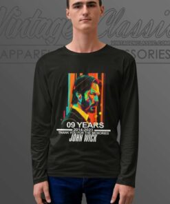 Keanu Reeves Shirt John Wick 4 Movie Long Sleeve Tee