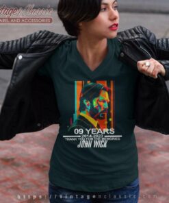 Keanu Reeves Shirt John Wick 4 Movie V Neck TShirt