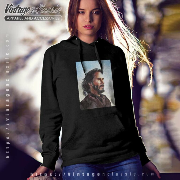 Keanu Reeves Shirt Original Watercolor Painting Hoodie Keanu Reeves Shirt Original Watercolor Painting Hoodie