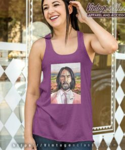 Keanu Shirt Keanu Reeves Pop Culture Tank Top Racerback