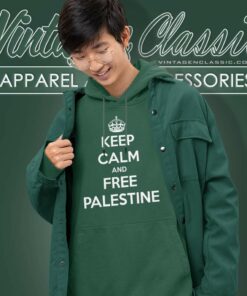 Keep Calm And Free Palestine Hoodie