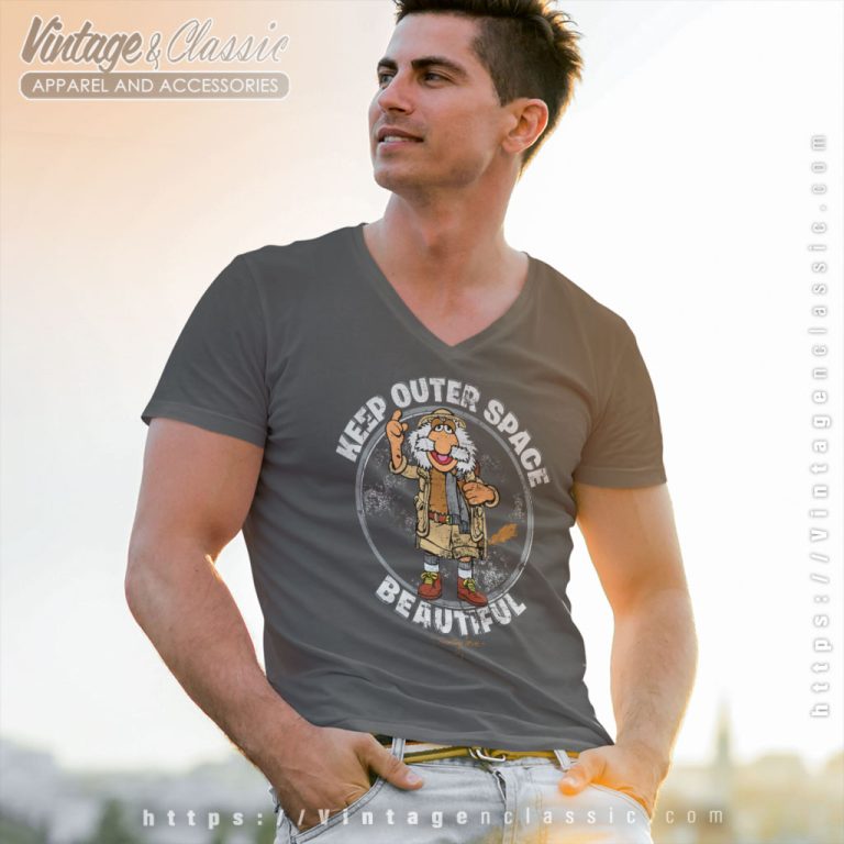 Keep Outer Space Beautiful V Neck TShirt Keep Outer Space Beautiful V Neck TShirt