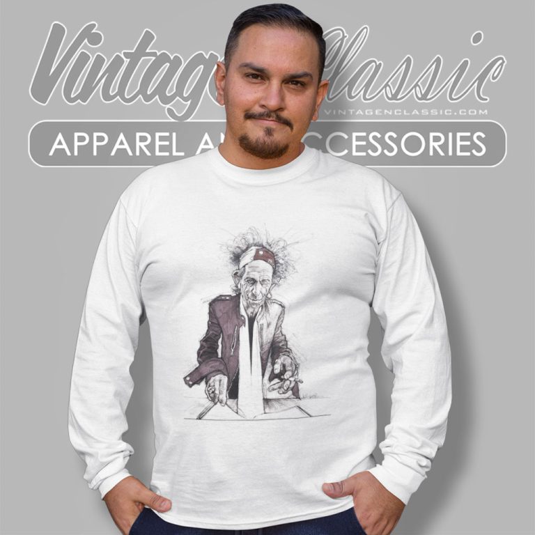 Keith Richards Art Long Sleeve Tee Keith Richards Art Long Sleeve Tee