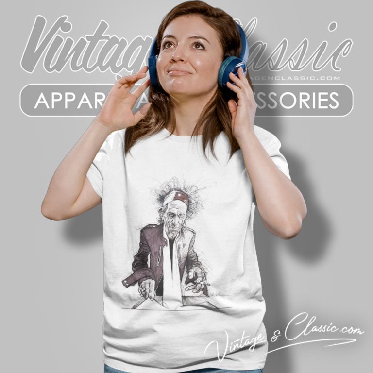 Keith Richards Art Women T Shirt Keith Richards Art Women T Shirt