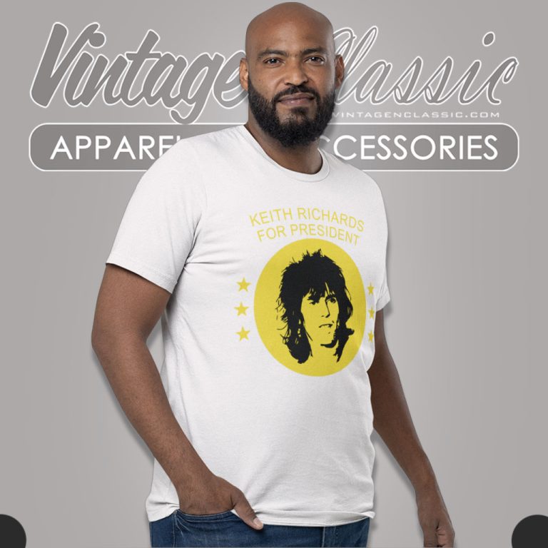 Keith Richards For President T Shirt Keith Richards For President T Shirt