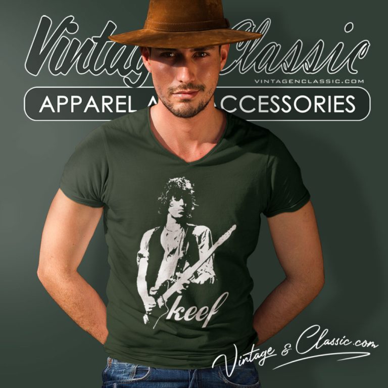 Keith Richards Keef V Neck TShirt Keith Richards Keef V Neck TShirt