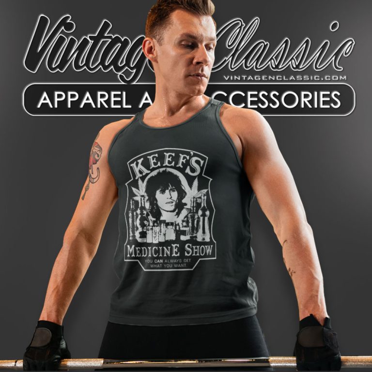 Keith Richards Medicine Show Tank Top Racerback Keith Richards Medicine Show Tank Top Racerback