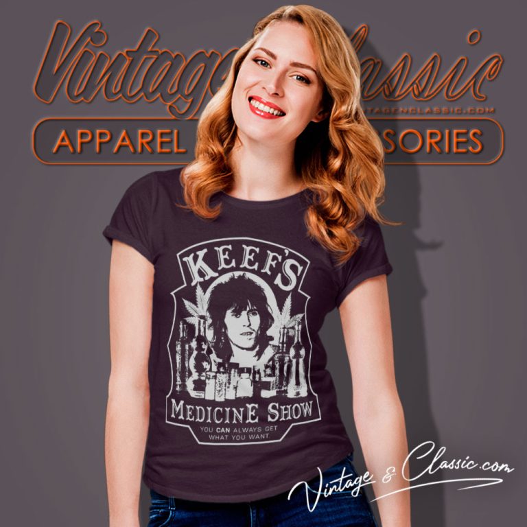 Keith Richards Medicine Show Women T Shirt Keith Richards Medicine Show Women T Shirt
