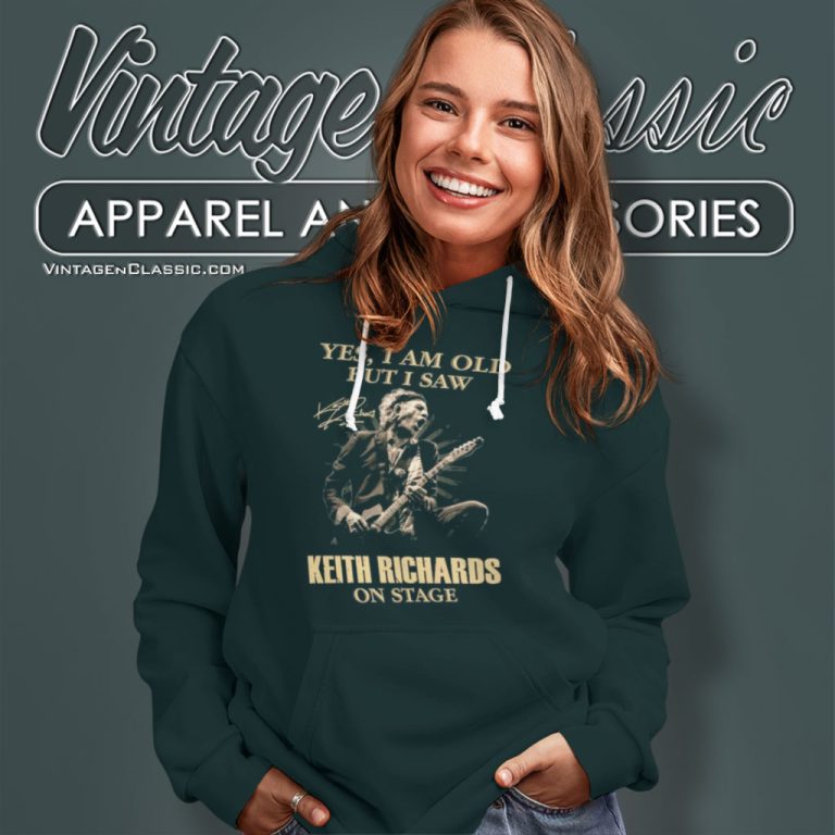 Keith Richards On Stage Signature Hoodie Keith Richards On Stage Signature Hoodie