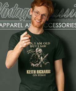 Keith Richards On Stage Signature T Shirt