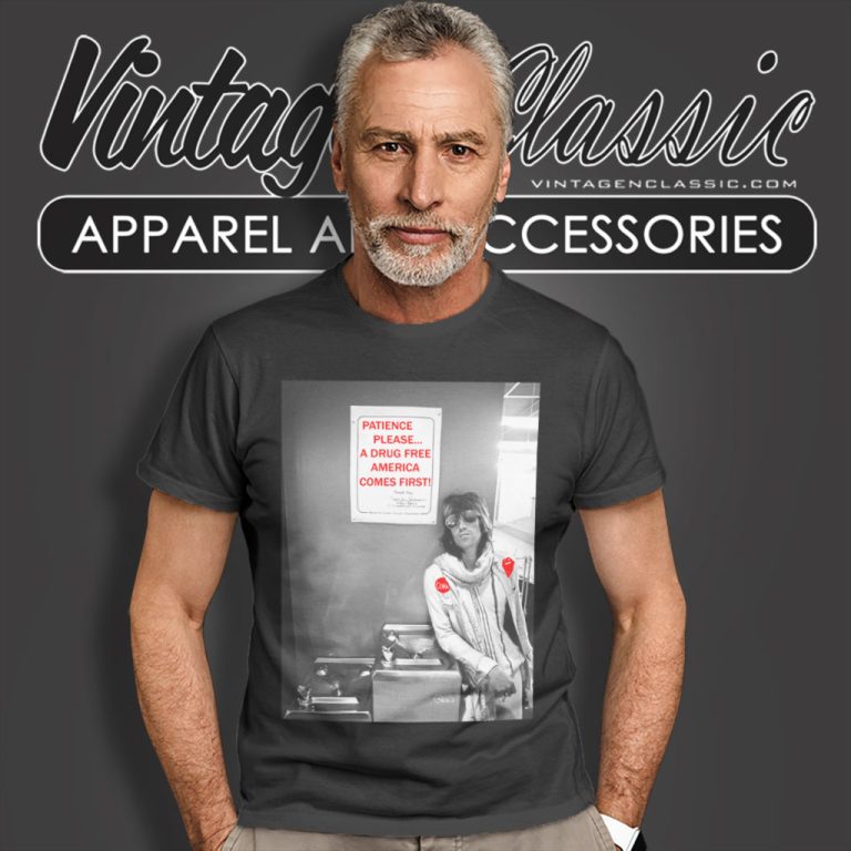 Keith Richards Shirt Patience Please A Drug Free T Shirt Keith Richards Shirt Patience Please A Drug Free T Shirt