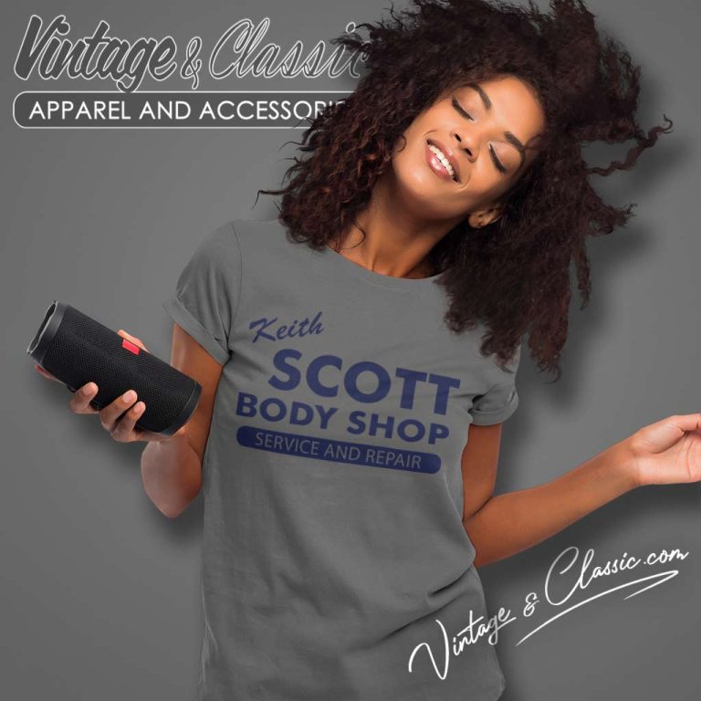 Keith Scott One Tree Hill Body Shop North Carolina Women TShirt Keith Scott One Tree Hill Body Shop North Carolina Women TShirt