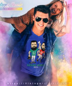 Kelce Bowl Funny Travis Kelce V Neck TShirt
