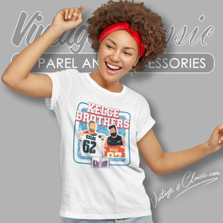 Kelce Brothers Super Bowl Lviii Women T Shirt Kelce Brothers Super Bowl Lviii Women T Shirt