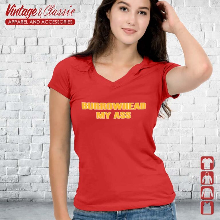 Kelce Burrowhead My Ass Vneck Kelce Burrowhead My Ass Vneck