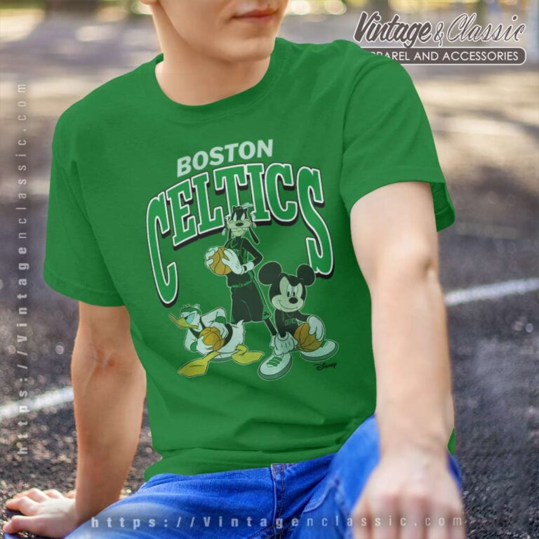 Kelly Green Boston Celtics Disney Mickey Squad T Shirt Kelly Green Boston Celtics Disney Mickey Squad T Shirt