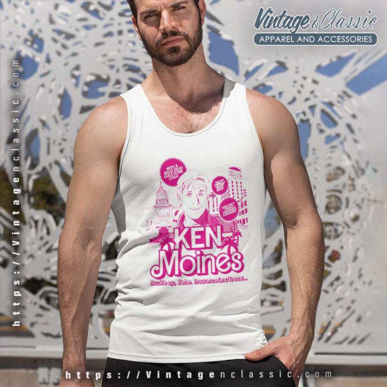 Ken Moines Buckle Up Babe Insuranceland Is Now Barbie Tank Top Racerback Ken Moines Buckle Up Babe Insuranceland Is Now Barbie Tank Top Racerback
