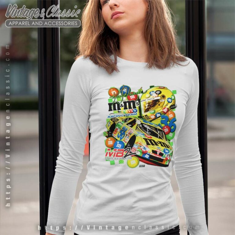 Ken Schrader 36 M And M Racing Team Nascar Long Sleeve Tee 1 Ken Schrader 36 M And M Racing Team Nascar Long Sleeve Tee 1