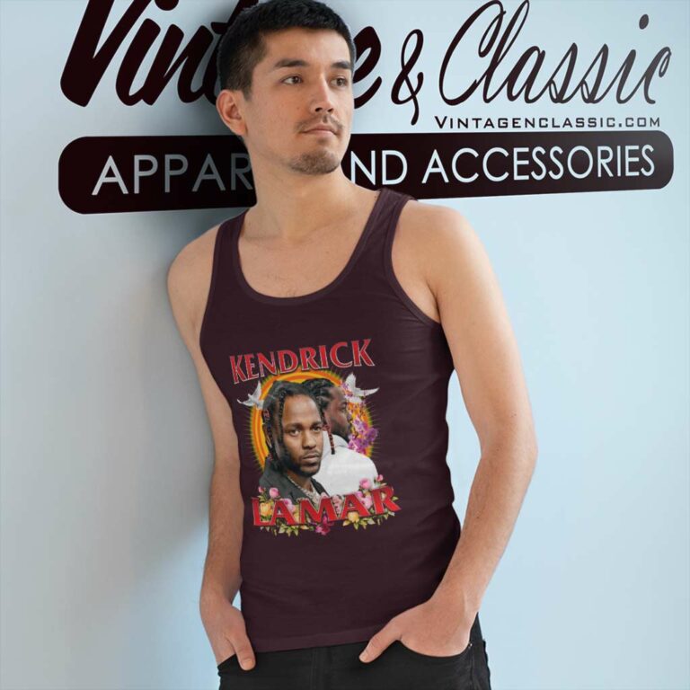 Kendrick Lamar Retro Tank Top Racerback Kendrick Lamar Retro Tank Top Racerback