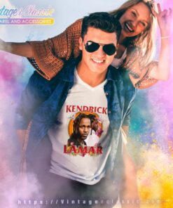 Kendrick Lamar Retro V Neck TShirt