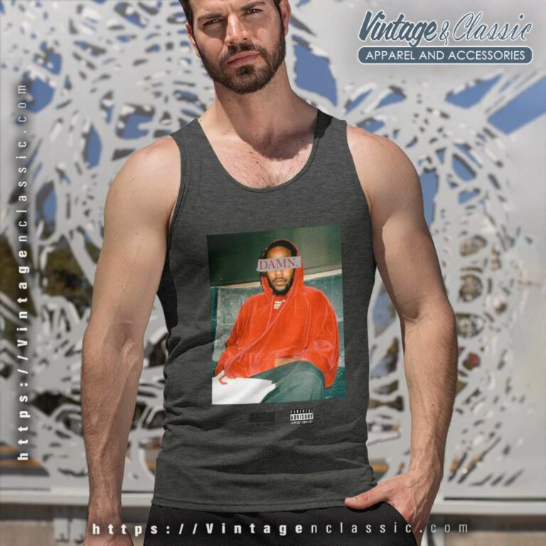 Kendrick Lamar Shirt Damn Album Cover Tank Top Racerback Kendrick Lamar Shirt Damn Album Cover Tank Top Racerback