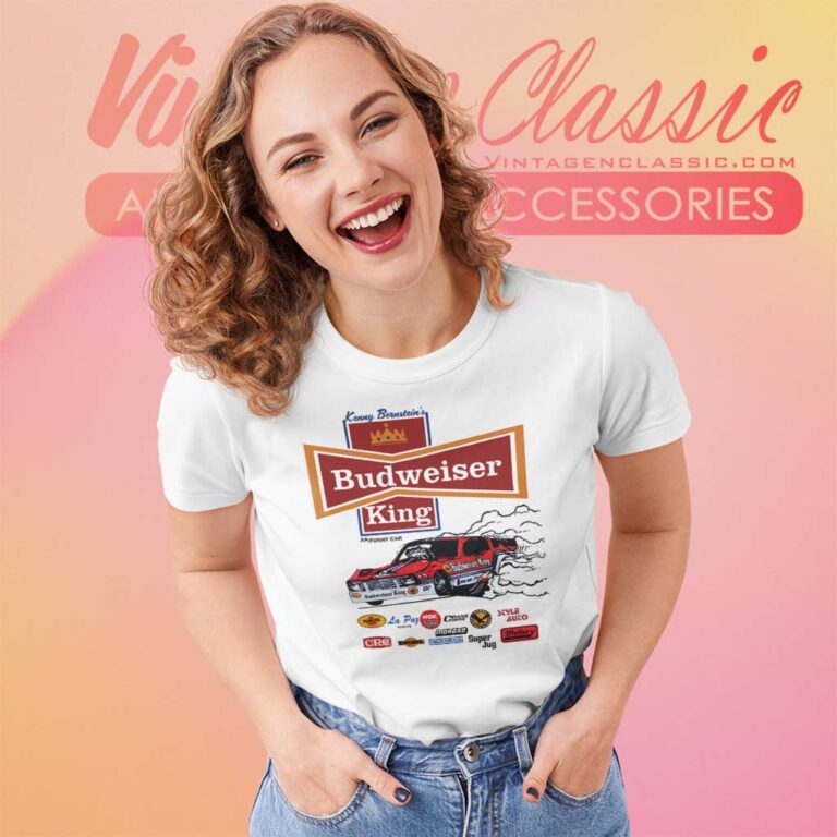 Kenny Bernstein Budweiser King Funny Car Women TShirt Kenny Bernstein Budweiser King Funny Car Women TShirt
