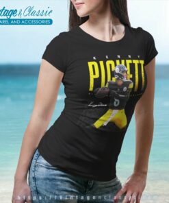 Kenny Pickett 8 Pittsburgh Steelers Women TShirt