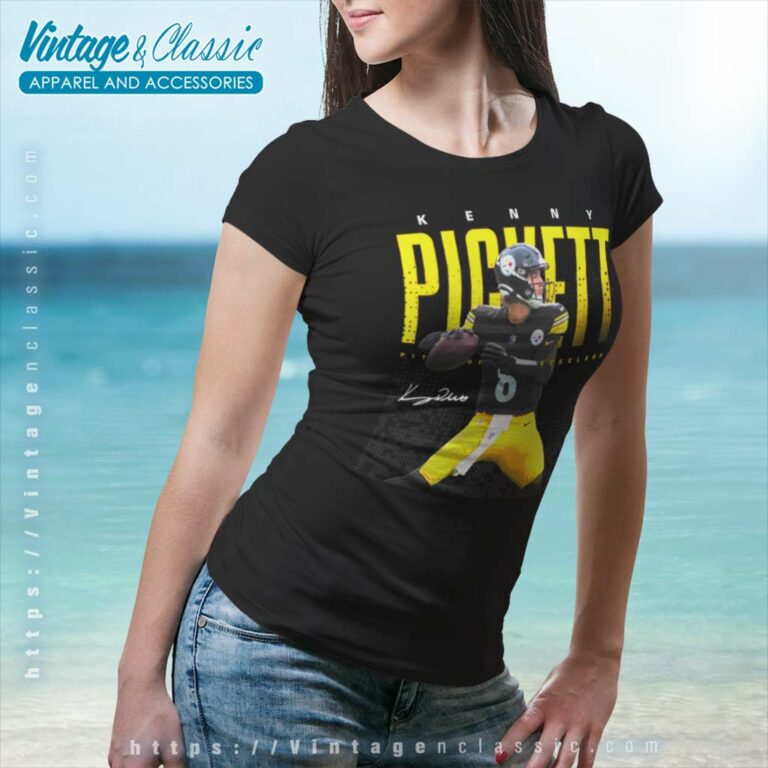 Kenny Pickett 8 Pittsburgh Steelers Women TShirt Kenny Pickett 8 Pittsburgh Steelers Women TShirt