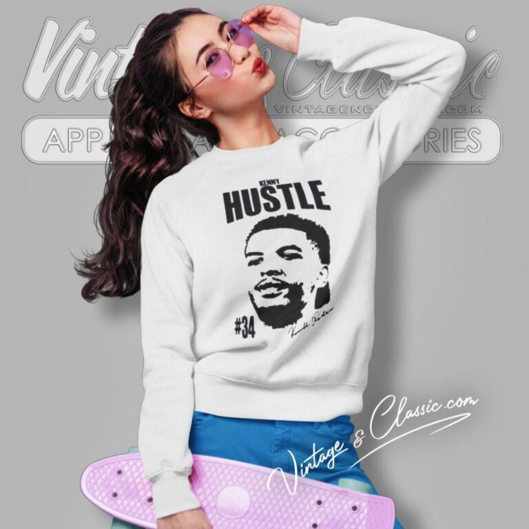 Kenrich Williams Kenny Hustle Sweatshirt Kenrich Williams Kenny Hustle Sweatshirt