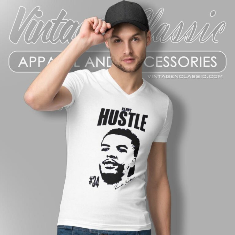 Kenrich Williams Kenny Hustle V Neck TShirt Kenrich Williams Kenny Hustle V Neck TShirt