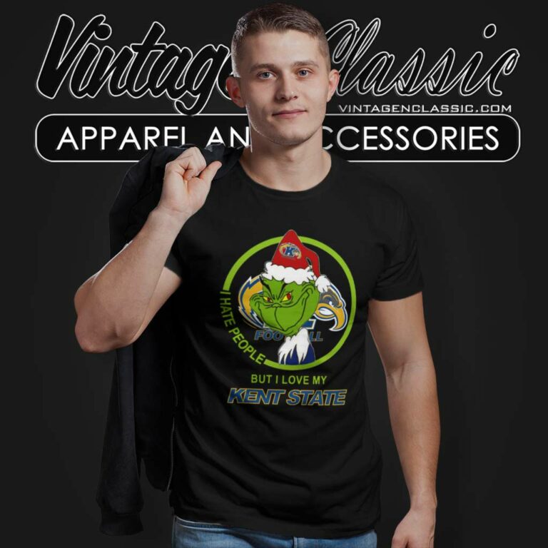 Kent State Golden Flashes Ncaa Christmas Grinch Shirt I Hate People But I Love My Kent State T Shirt Kent State Golden Flashes Ncaa Christmas Grinch Shirt I Hate People But I Love My Kent State T Shirt